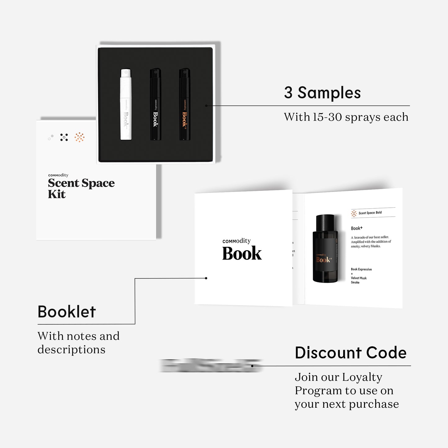 Book Scent Space komplekts